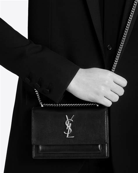 yves saint laurent sunset chain wallet|ysl wallets best price.